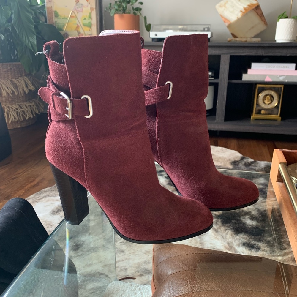 Dolce Vita Ox Blood Suede Boots